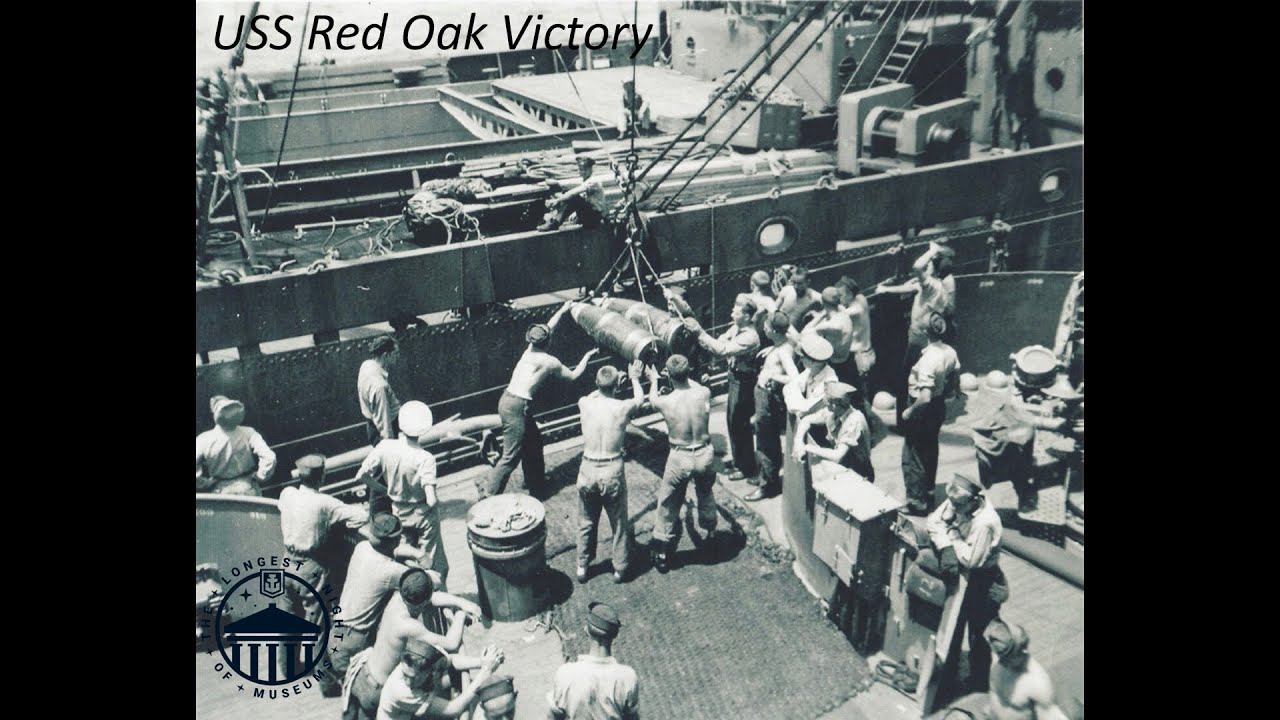 Alan and Fred take Longest Night of Museums viewers around Red Oak Victory.