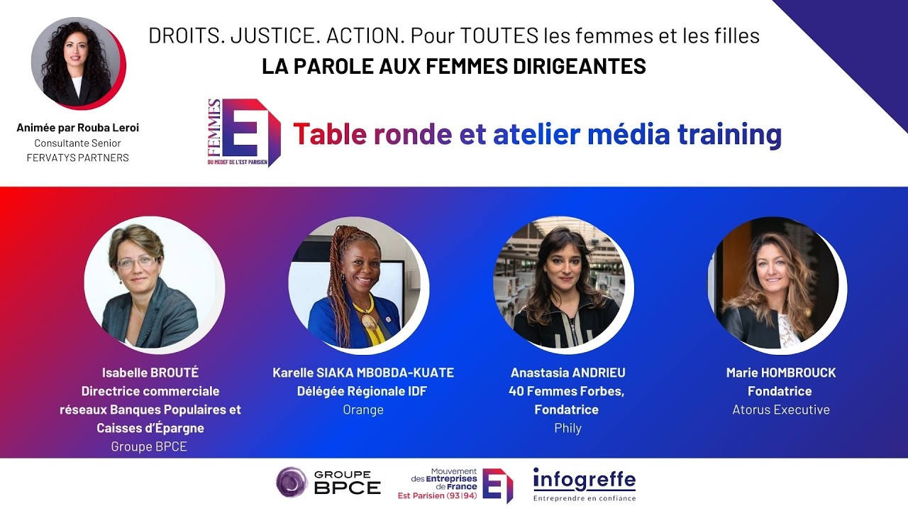 Femmes dirigeantes : droits, leadership et égalité dans l’entreprise | Femmes du MEDEF Est Parisien