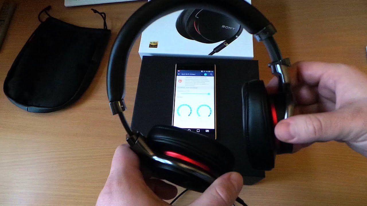 -sia- распаковка обзор наушников SONY MDR-1A