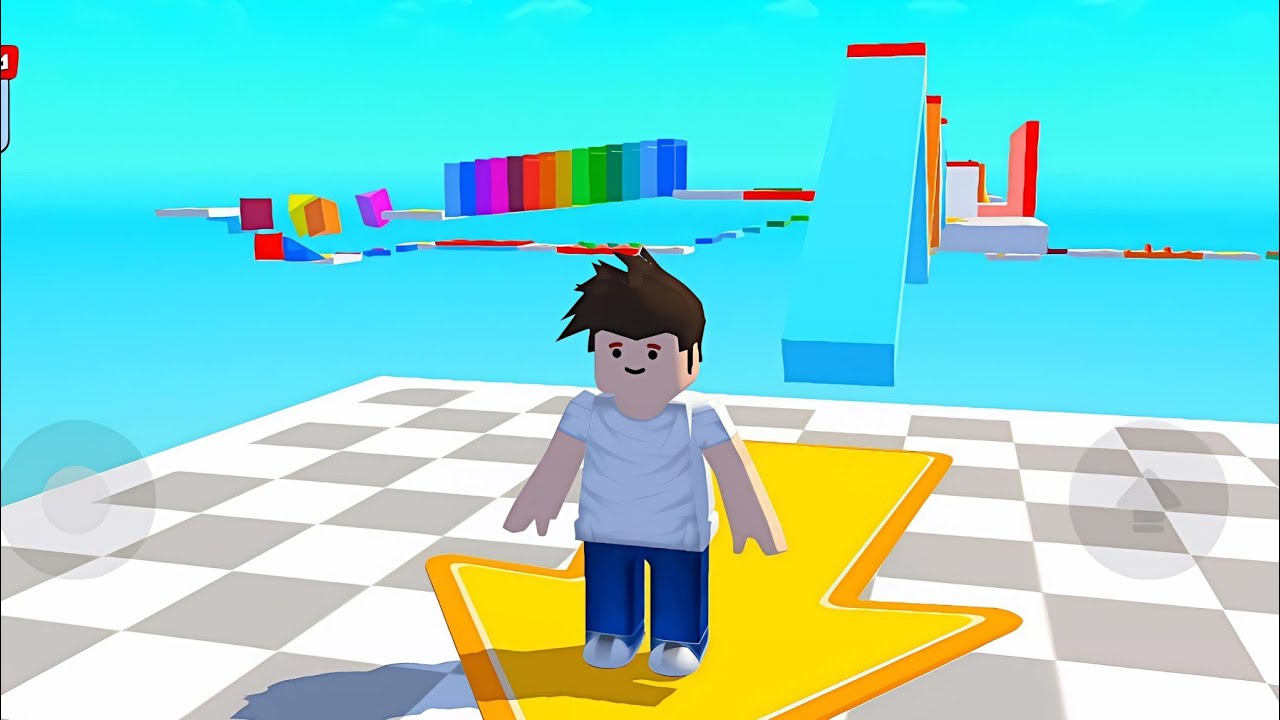 Playing Game Parkour Master: Obby Games (Safe for Kids)