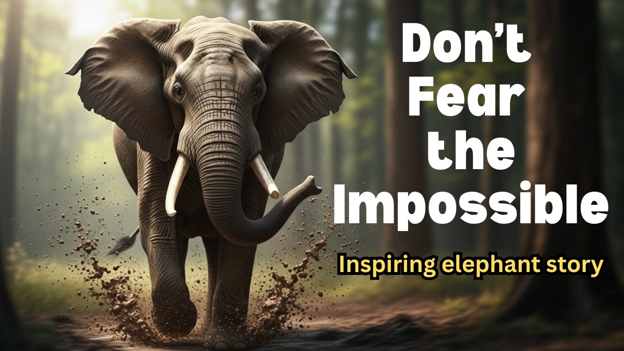 Don't Fear the Impossible | An old age Elephant Story | Tales by Monisha