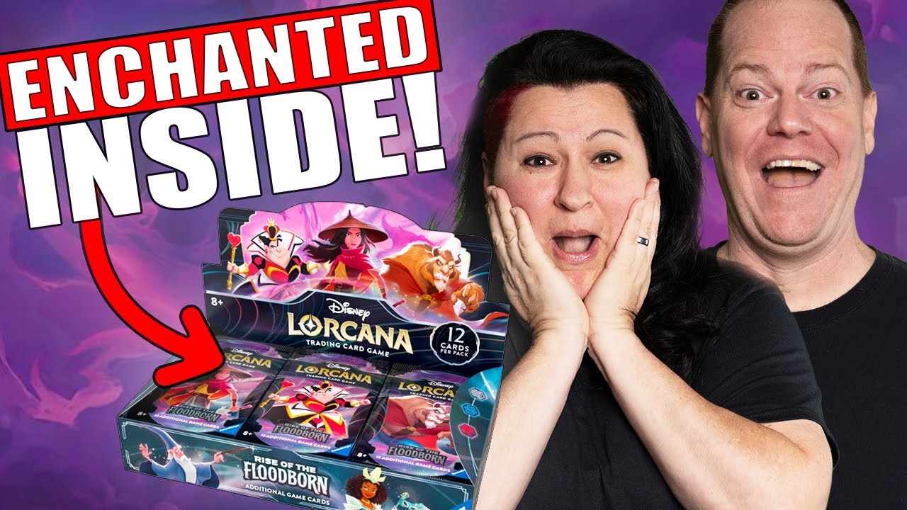 Our First Enchanted! | Rise of the Floodborn Lorcana Unboxing