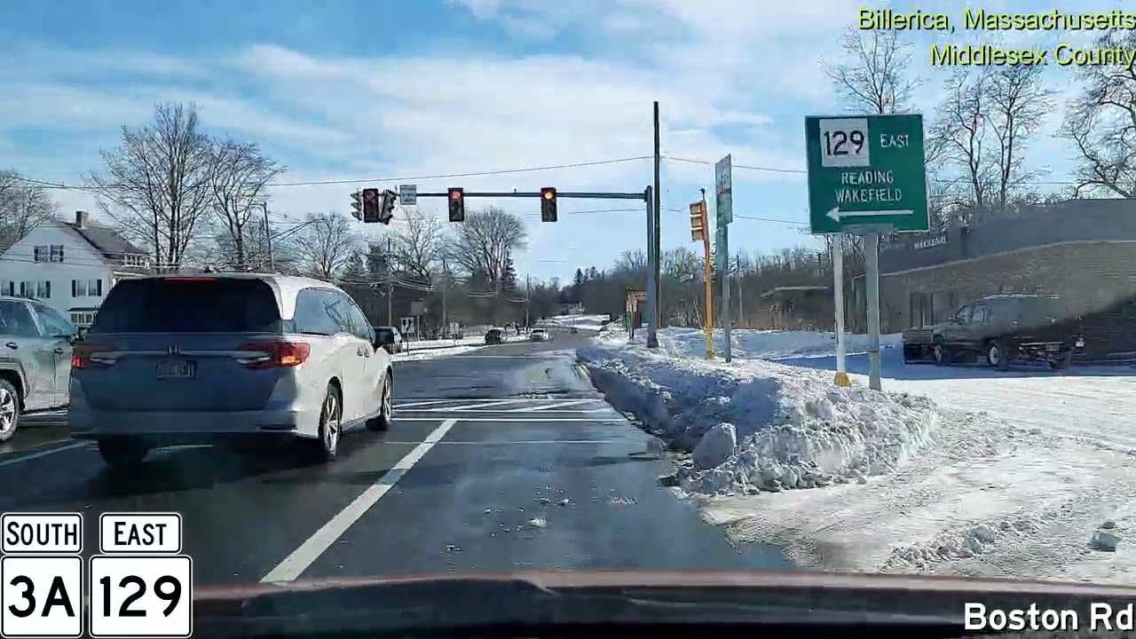Nashua NH to Boston MA Driving Timelapse