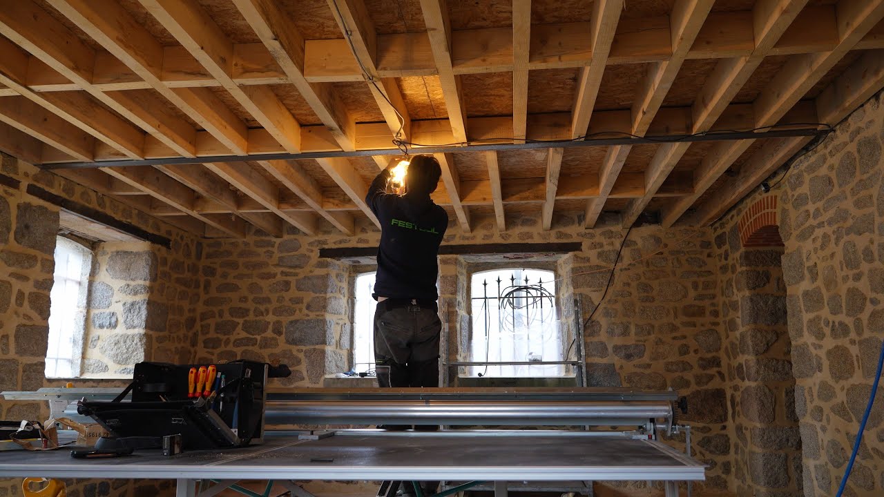 Creating the copper room.