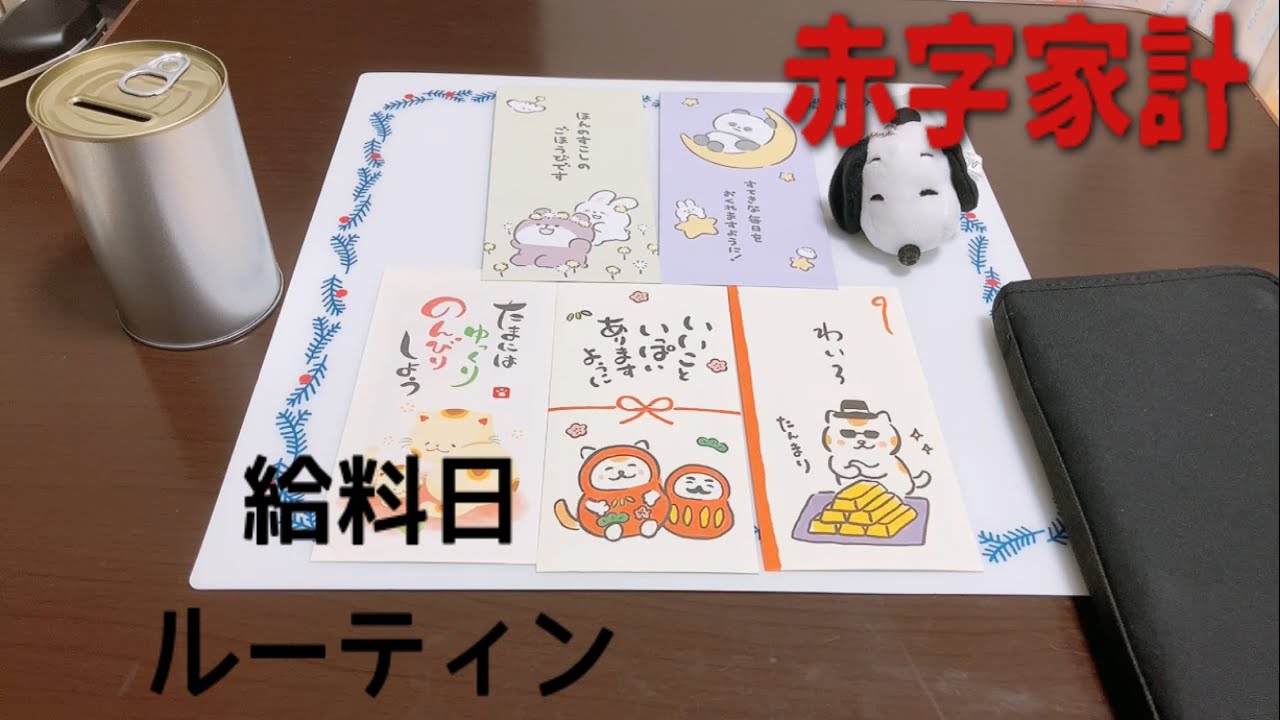 【給料日ルーティン】先月は赤字… /一人暮らし/地方勤務/正社員/医療/車持ち/難病/SLE/シェーグレン症候群