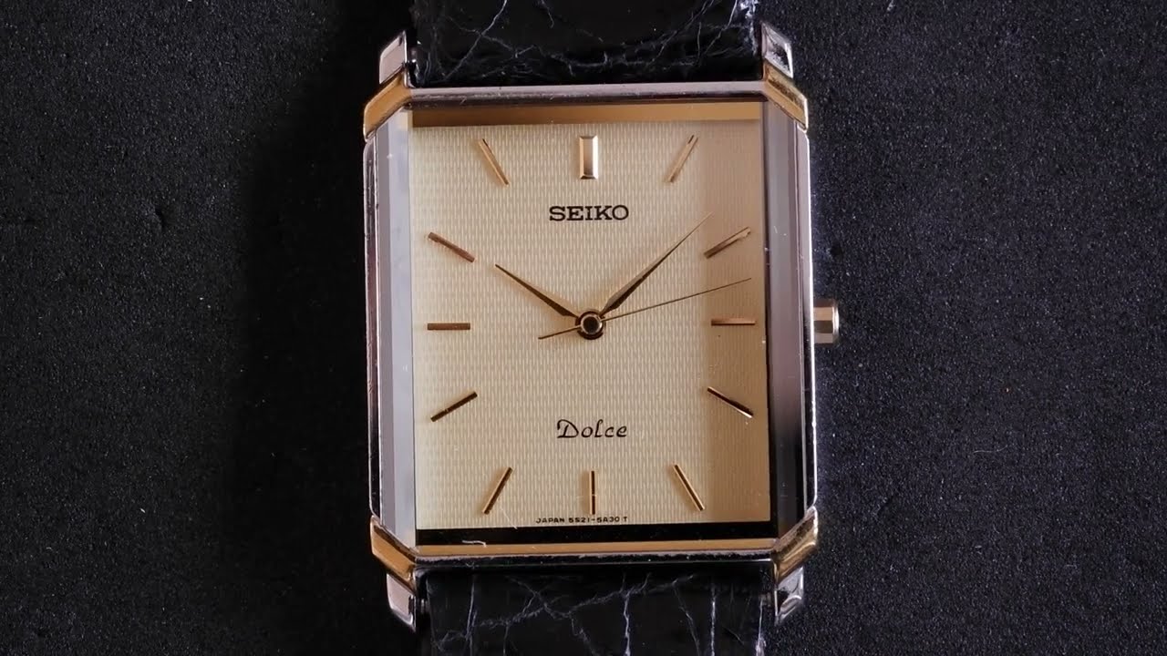 #Seiko 5S21: Quartz watch with sweeping seconds hand
