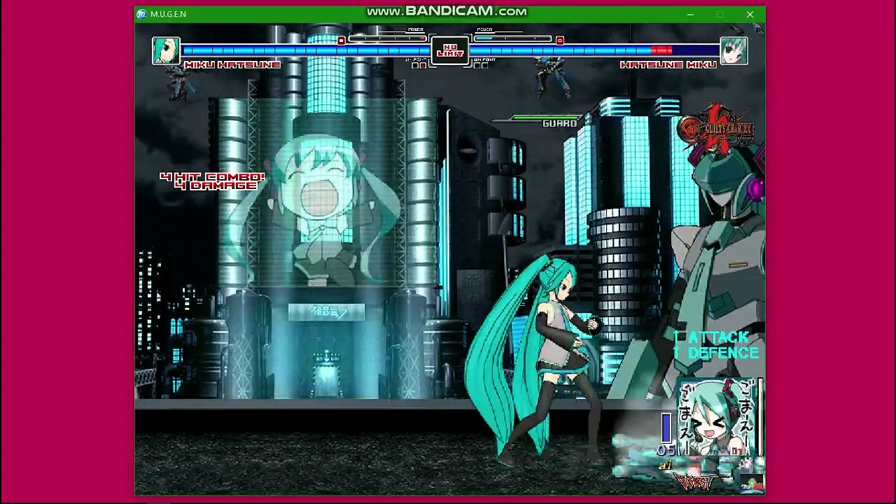 MUGEN SPECIAL:MIKU HATSUNE (DISSIDIA,AI)VS MIKU HATSUNE(YU-TOHARU)|MIKU DAY💞|MUGEN ALL STARS 1.1B🥳