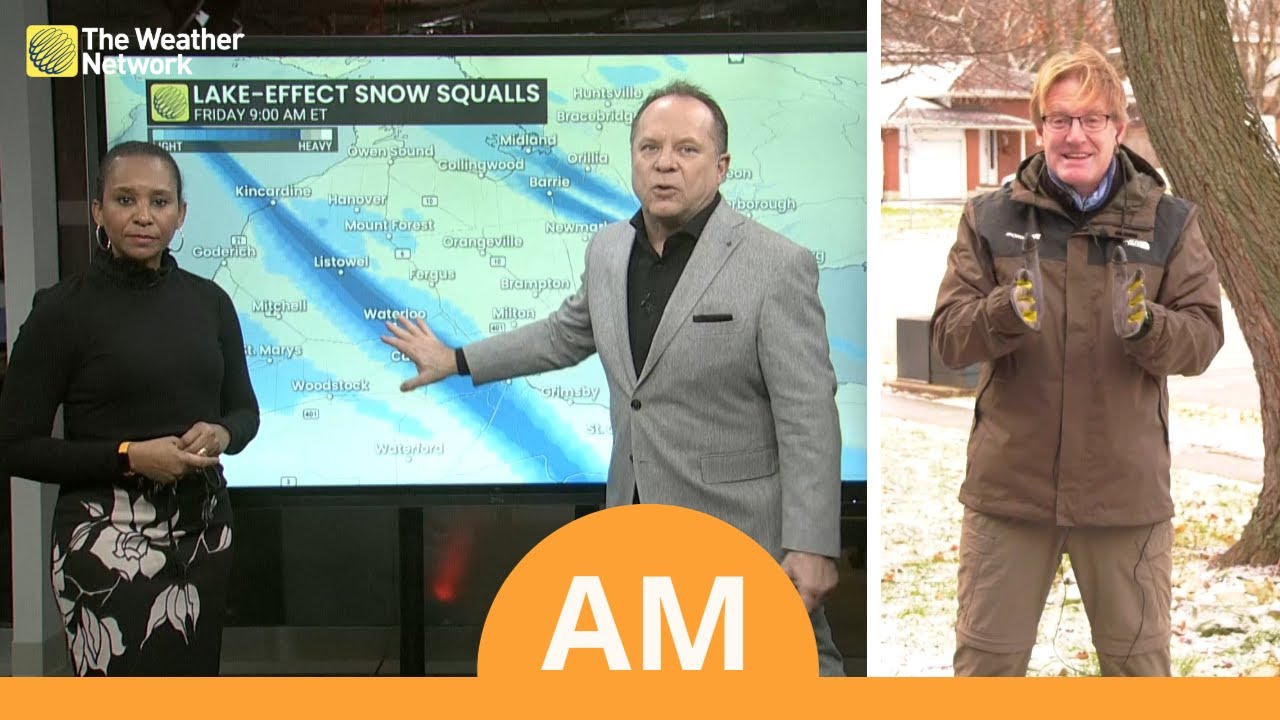 Storm Centre: Snow Squalls Could Bring Up To 50 cm Of Snow To Parts Of Ontario | #WeatherAM