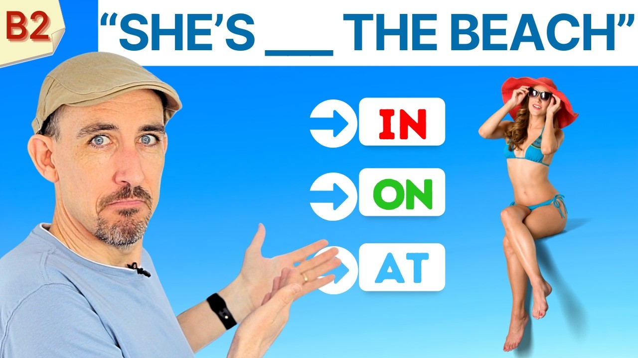 🔥 IN, ON or AT? English Prepositions Explained!