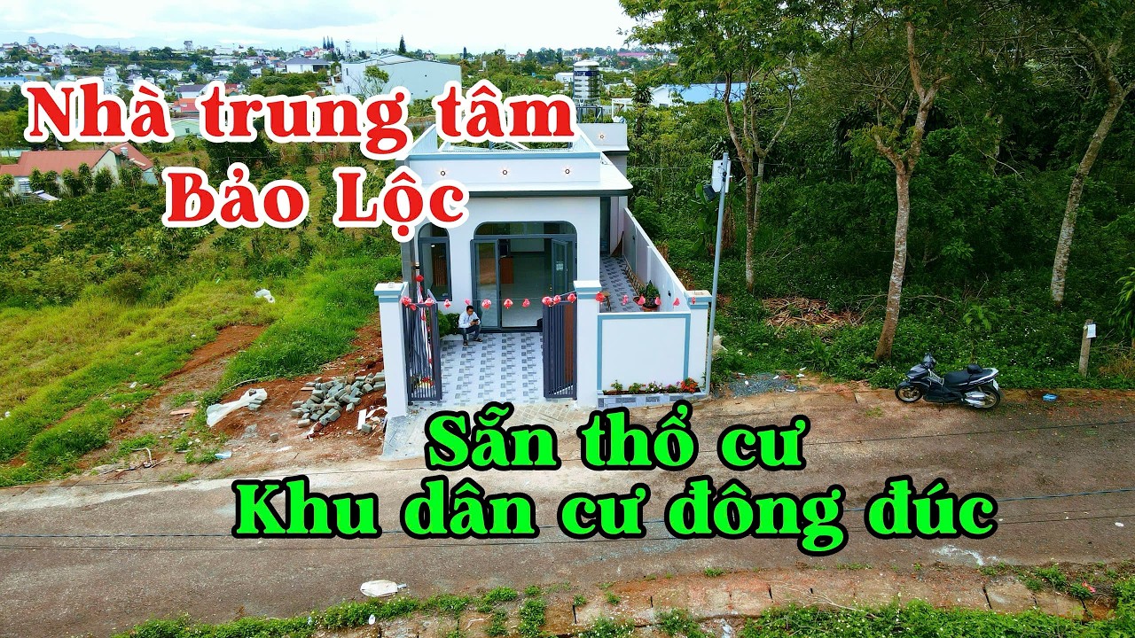 ANH CHỦ KẸT TIỀN NGÂN HÀNG CẦN BÁN GẤP CĂN NHÀ NGAY TRUNG TÂM BẢO LỘC SẴN THỔ CƯ KHU DÂN CƯ ĐÔNG ĐÚC