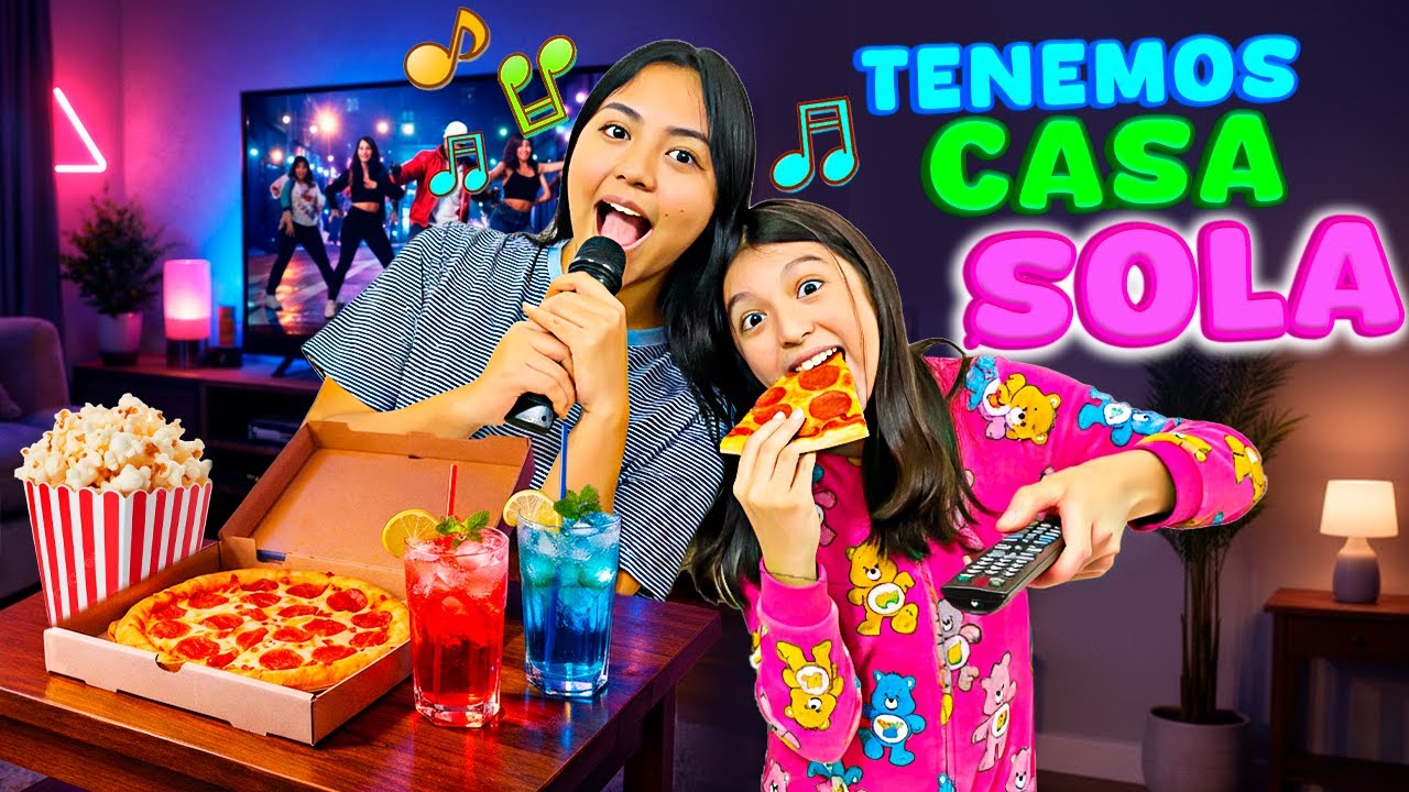 🍕&iexcl;CASA SOLA! PELIS, PIZZA, RETOS🍿I Yo soy Aranza💕