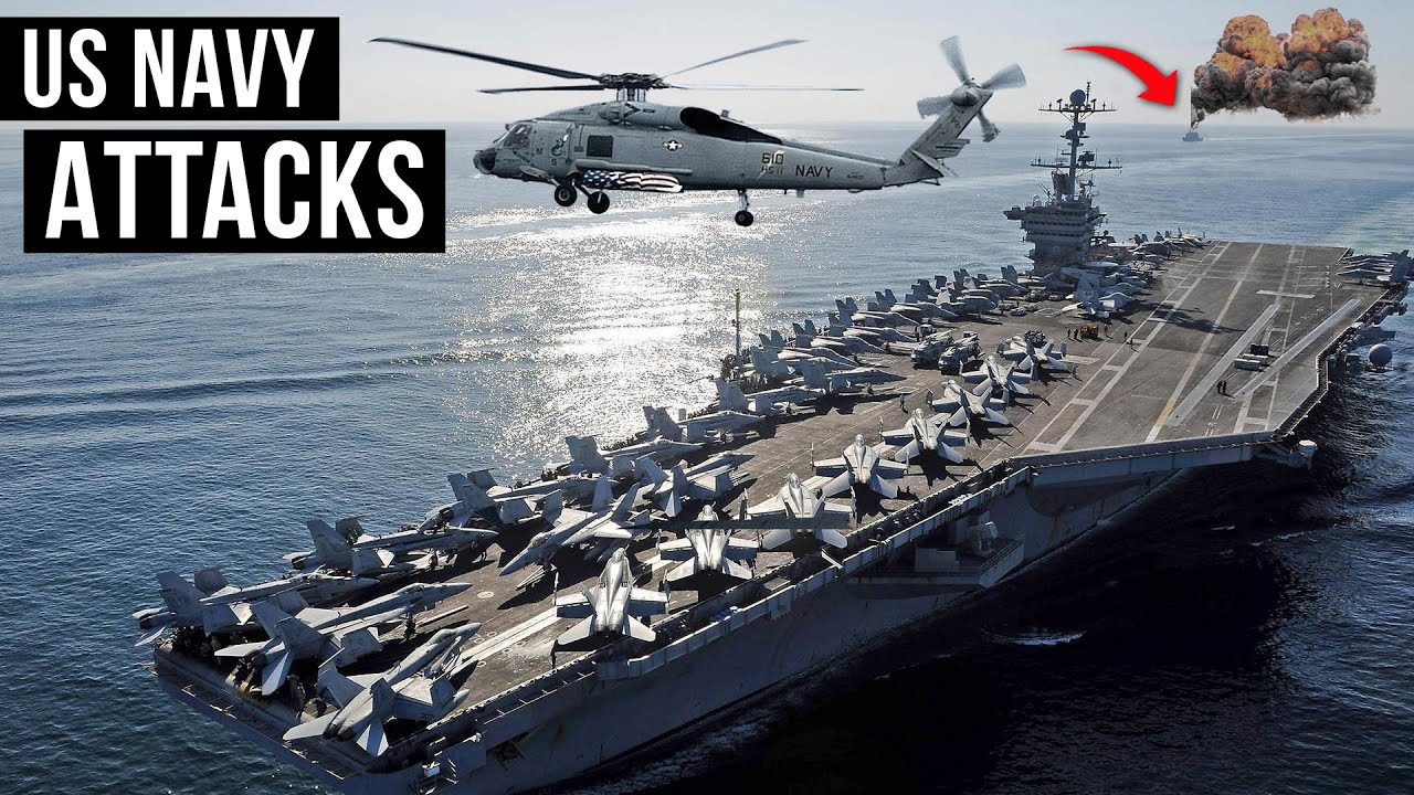 US NAVY Attack: Aircraft Carrier Deployed During Hamas Attack on Israel!
