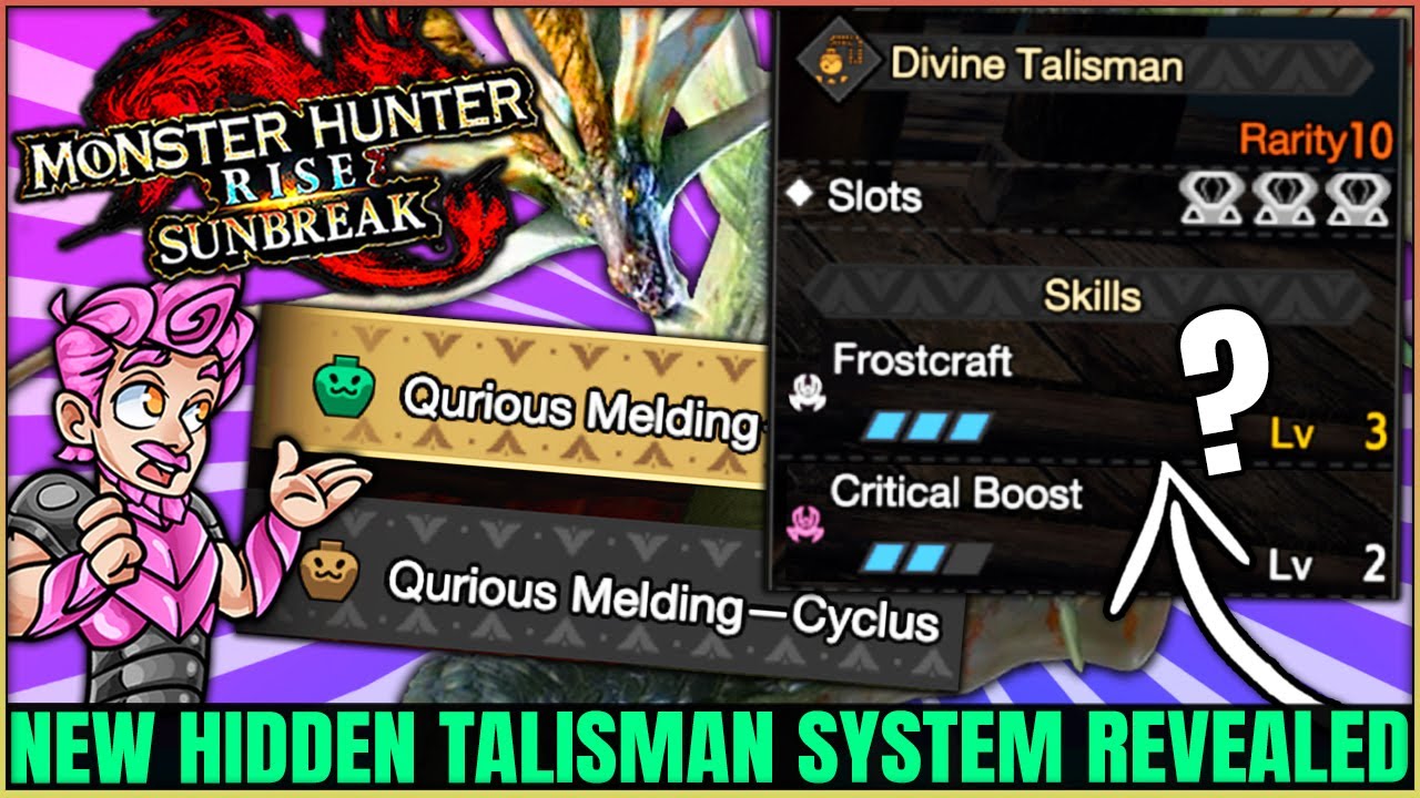 Best Qurios Melding Talisman Possible Confirmed - All Skills & More - Monster Hunter Rise Sunbreak!