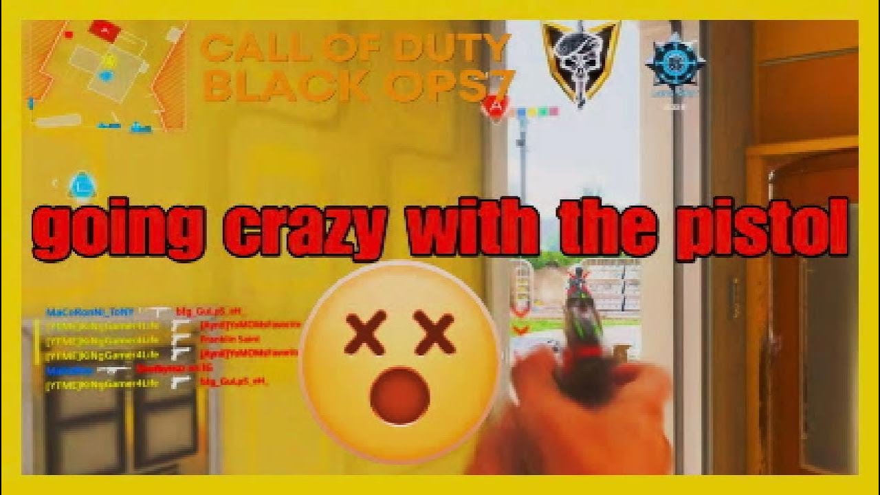Bo7 went crazy with the pistol😲 late join🫡