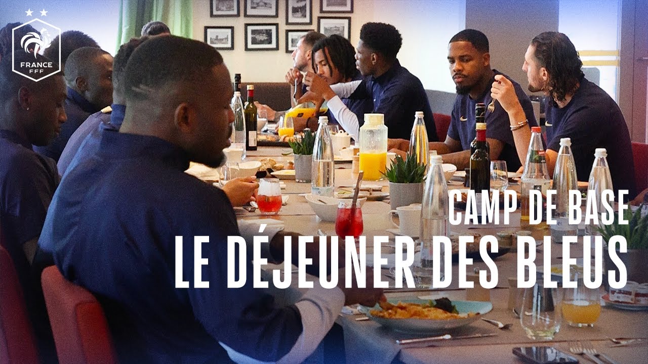 Euro 2024 : déjeuner au camp de base