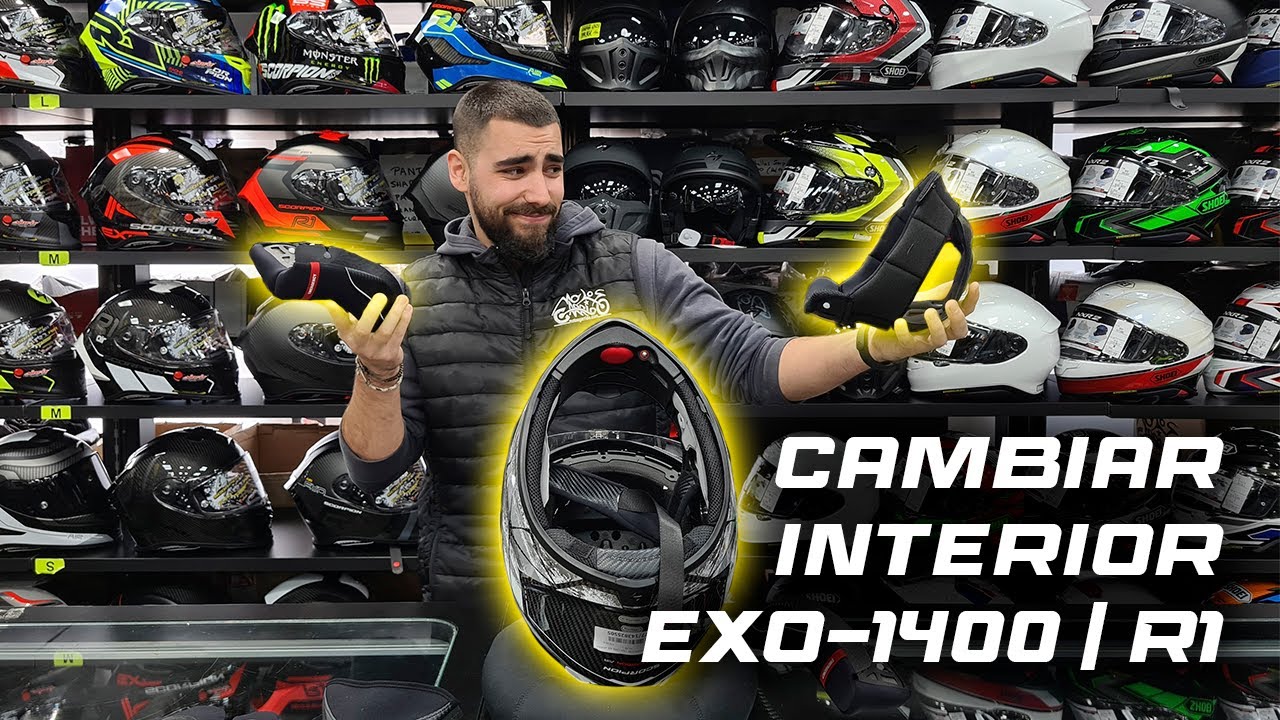 🔧CÓMO DESMONTAR EL INTERIOR DEL SCORPION EXO 1400/R1 | MOTOS GARRIDO 🏍