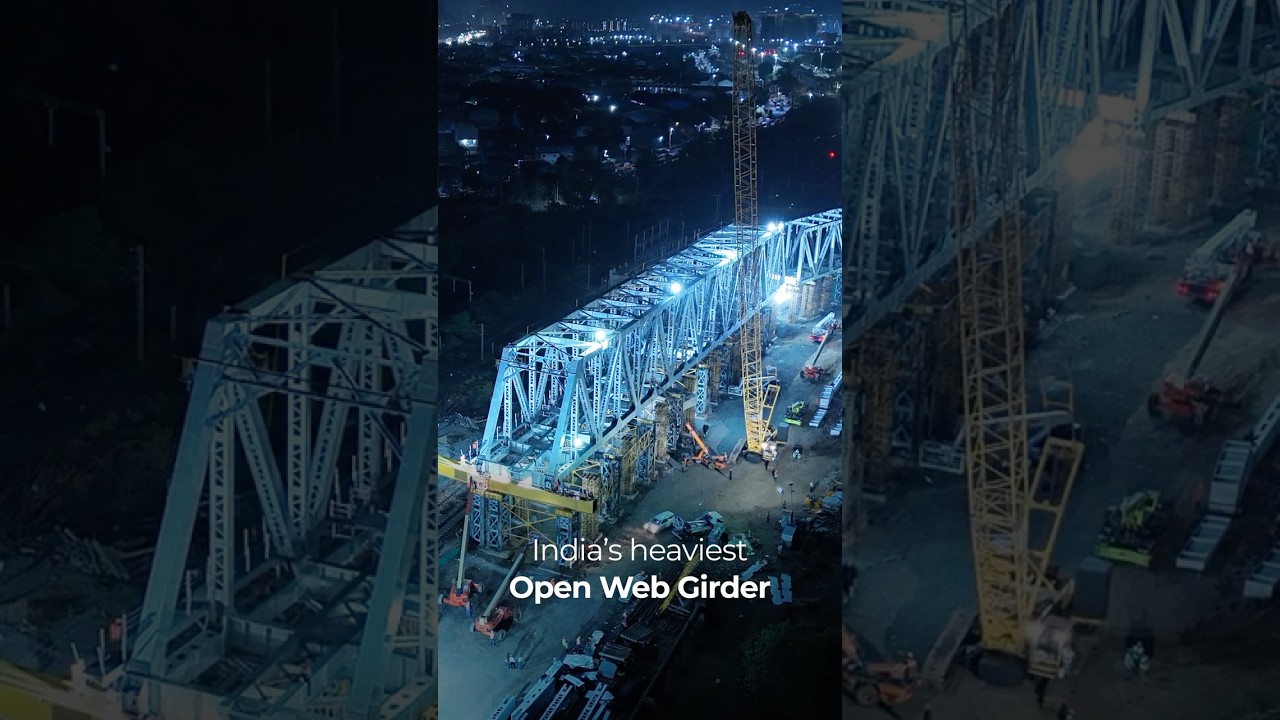 Heaviest Open Web Girder | Tata Projects