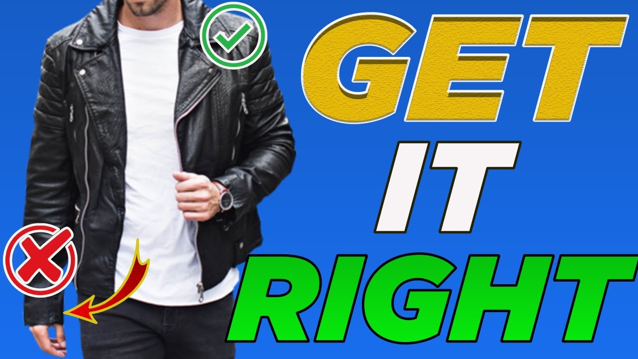 Leather Jacket Fit Guide-Get the Perfect Fit  In Just 2 Minutes!