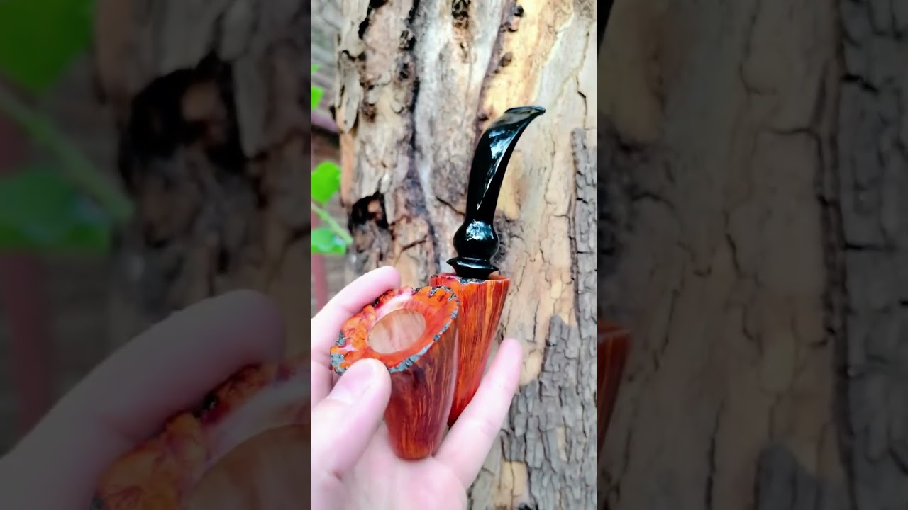 Handcrafting a Knight Pipe #knightpipe #pipemaking #smokingpipes #