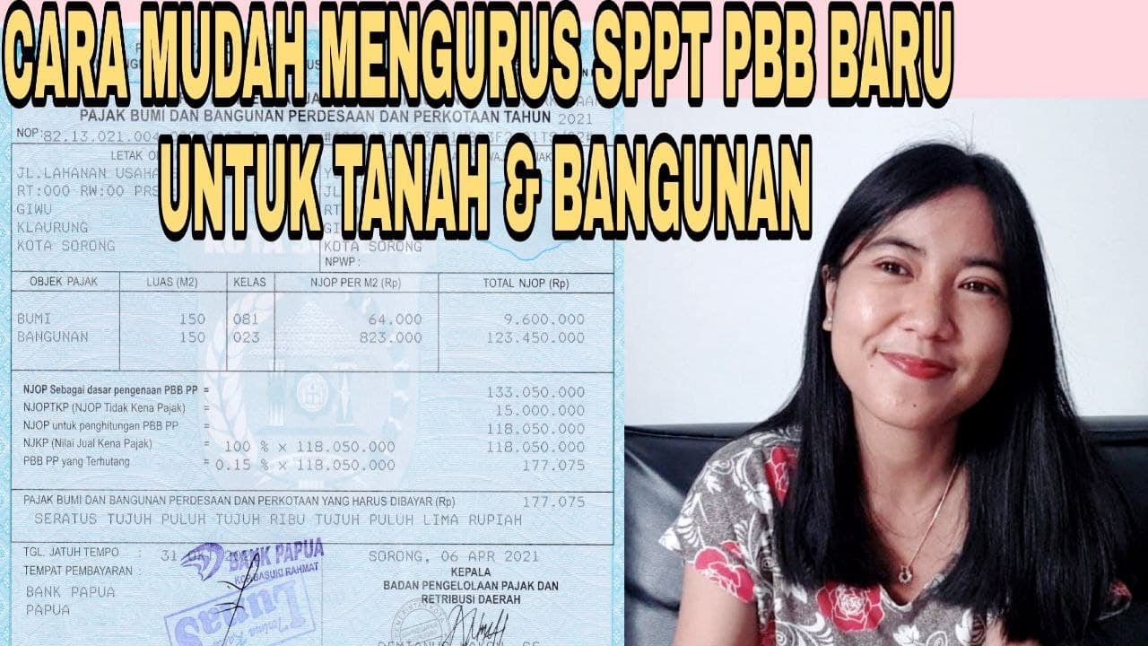 CARA MUDAH MENGURUS PBB BARU UNTUK TANAH & BANGUNAN RUMAH