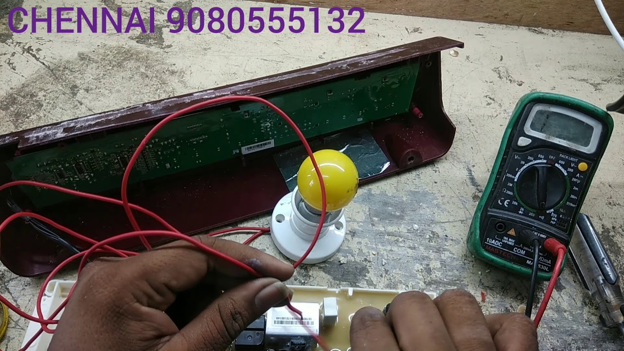 Whirlpool 6th Sense Washing Machine 123 PCB Wash Motor not Working