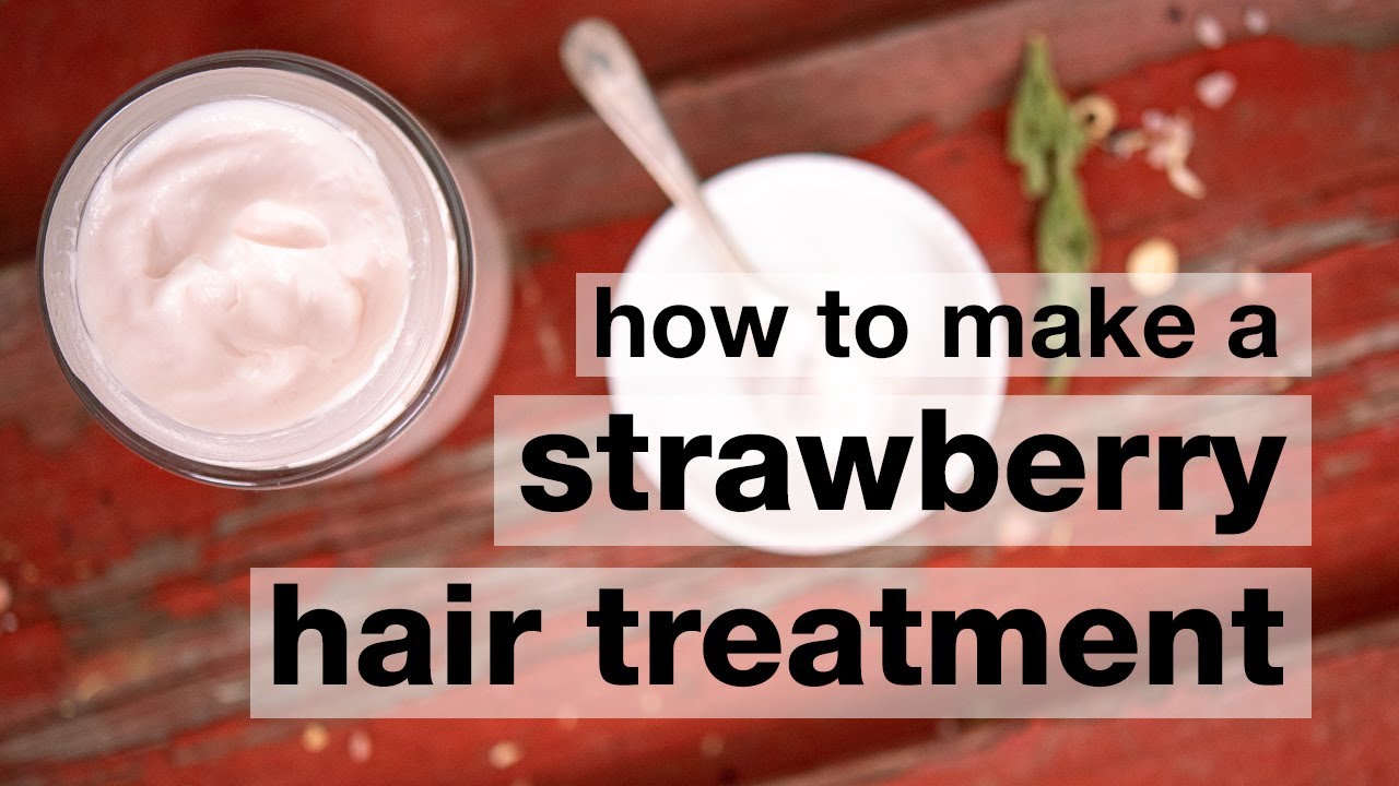 How to Make DIY Strawberry Kiwi Conditioning Hair Treatment // Humblebee & Me
