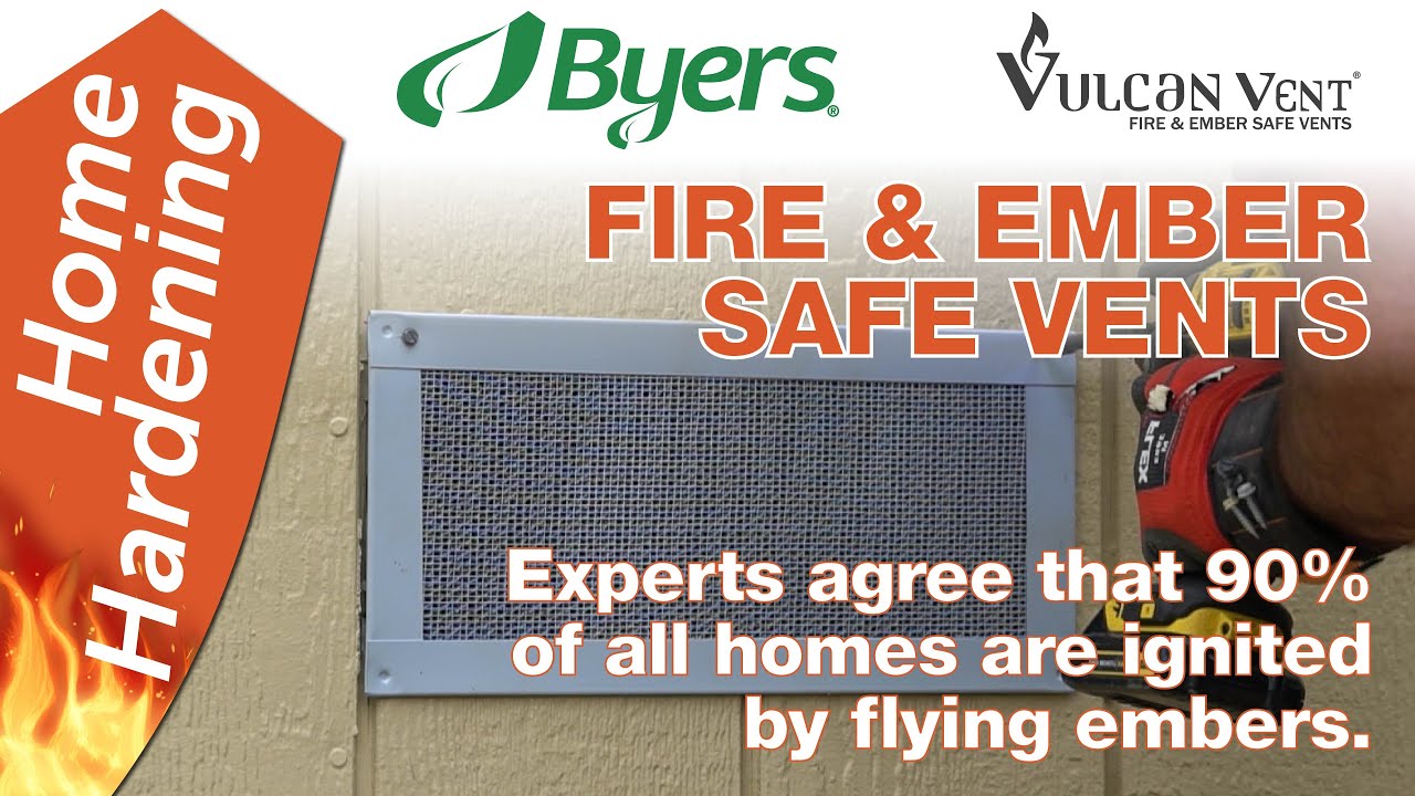 Protect Your Home from WILDFIRES with Ember Resistant Vents