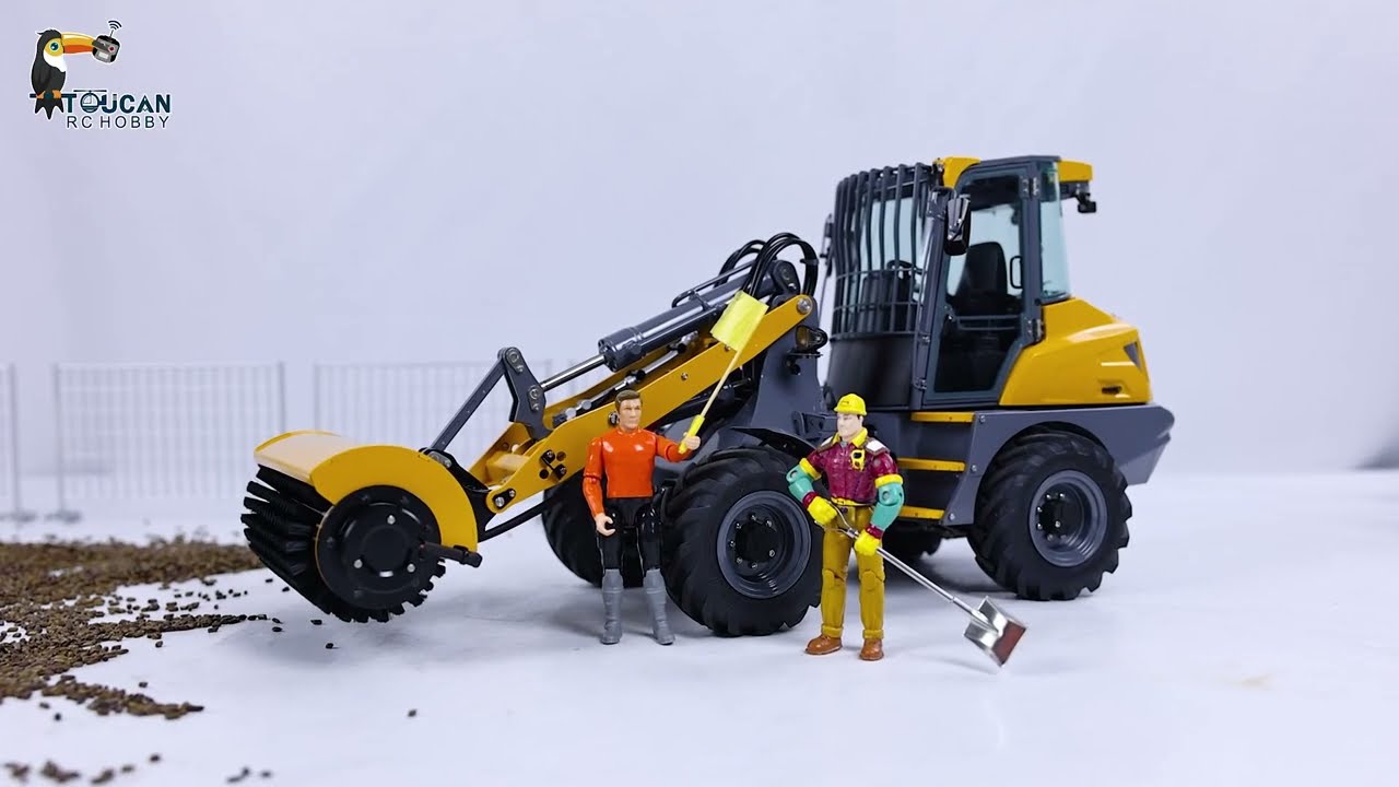 LESU MCL8 1/14 4*4 Wheeled RC Loader Painted Assembled Car ST8 ESC
