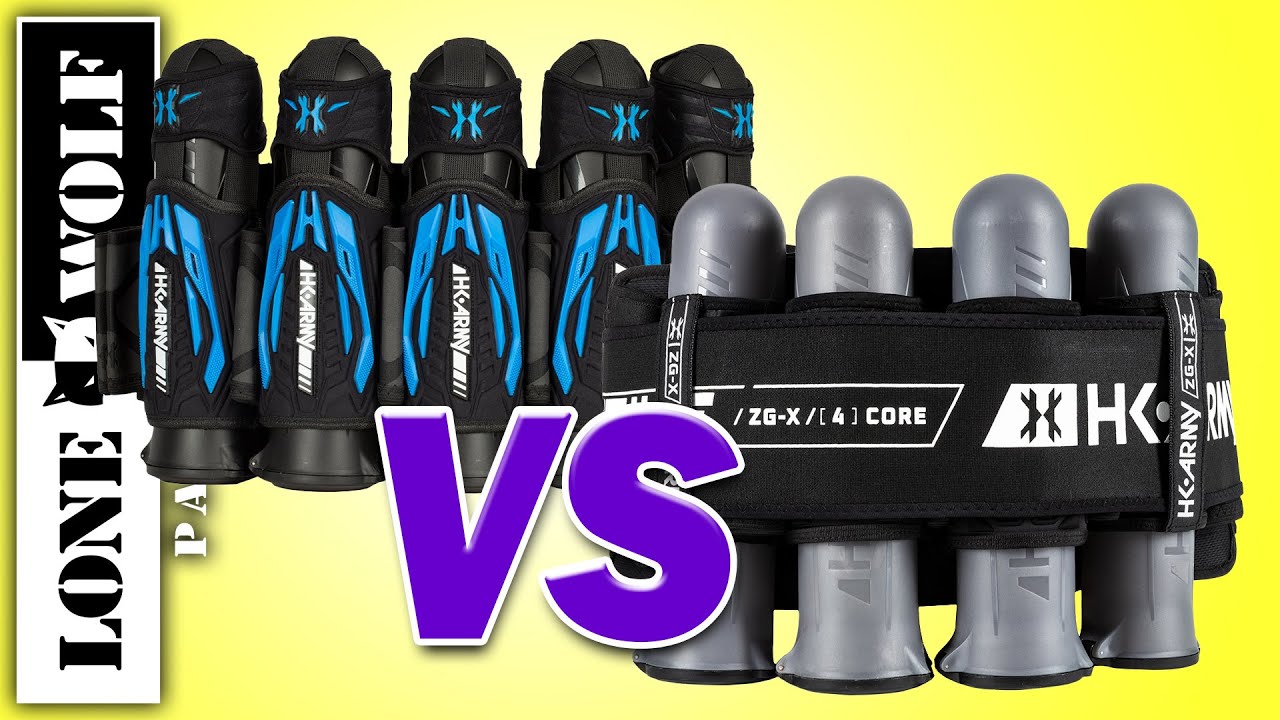 HK Army Zero G-X Harness vs HK Army Zero G 2.0 Harness Comparison | Lone Wolf Paintball