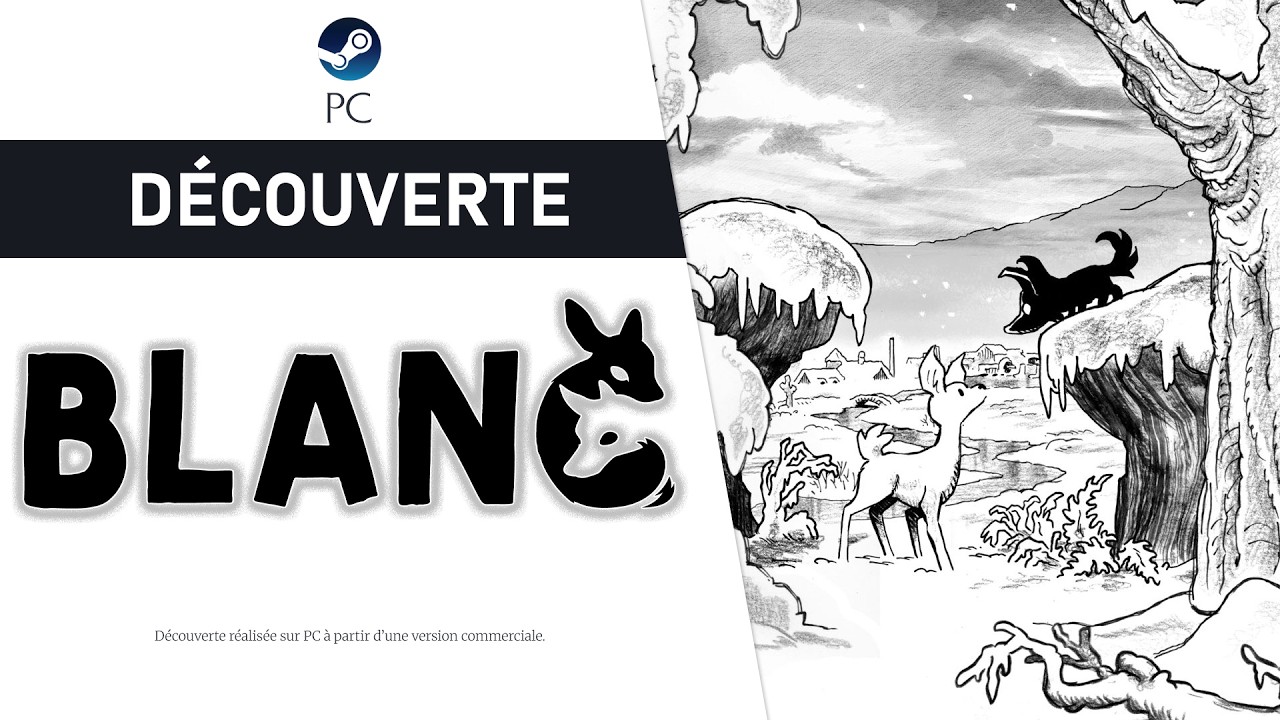 Blanc (Gameplay sur PC) | Découverte père-fille du jeu d'aventure et de coop pour toute la famille