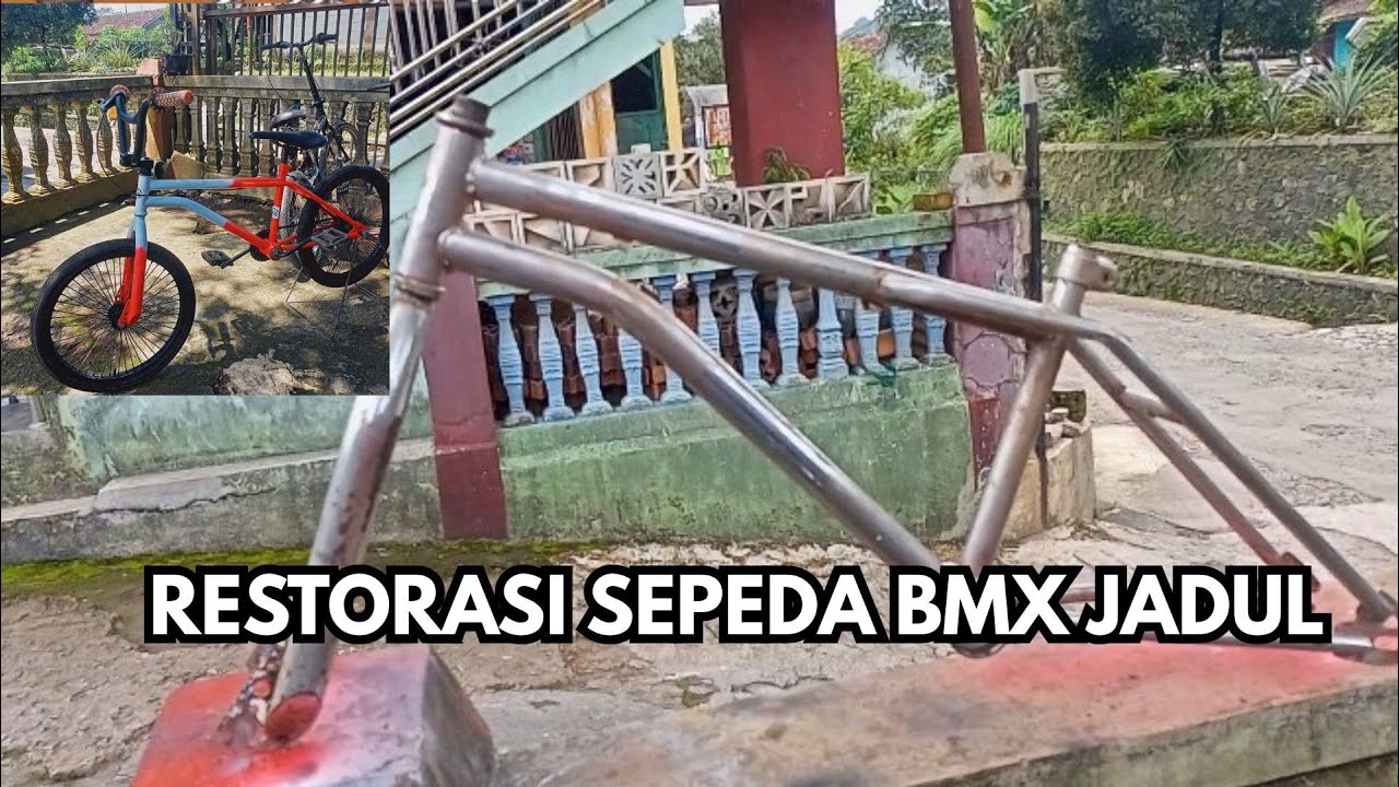 Restorasi sepeda BMX jadul / oldschool bmx