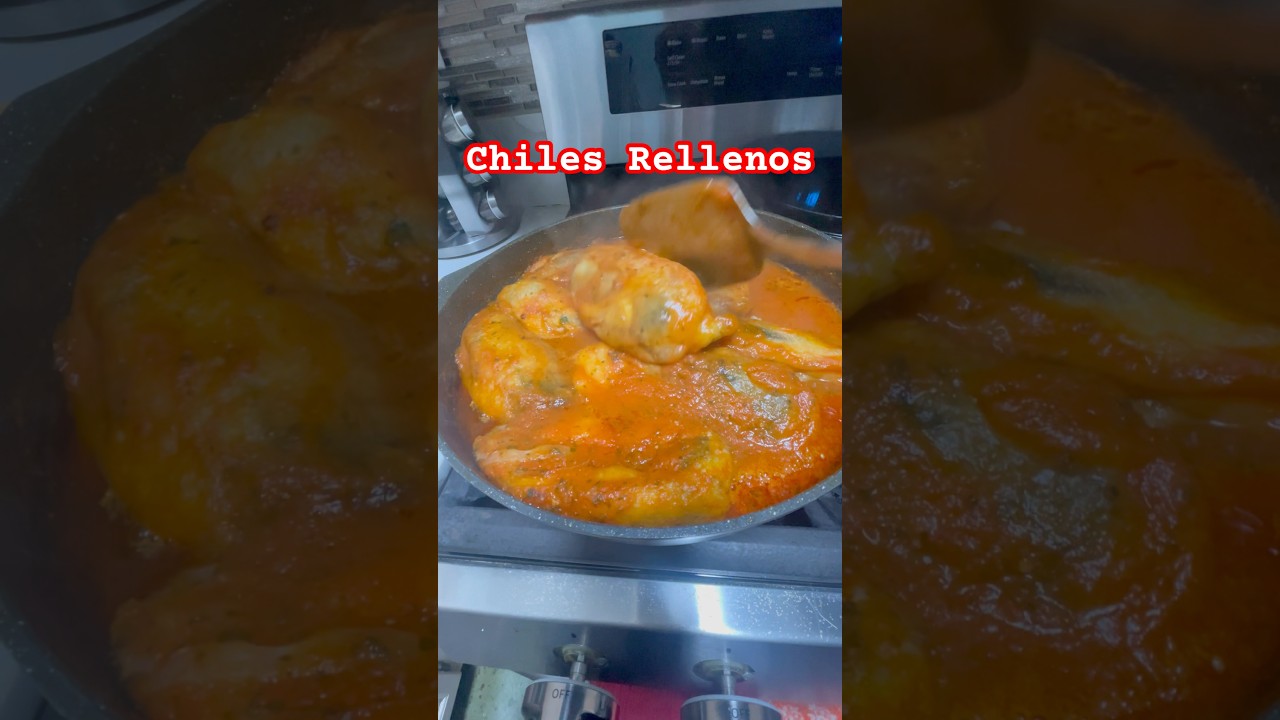 Chiles Rellenos #kitchen #food #foodie #comida #lunch #shorts
