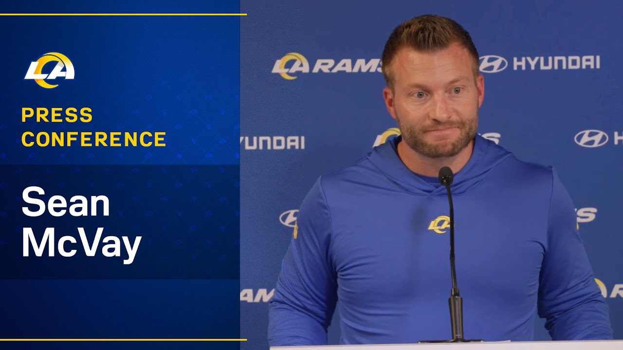 Sean McVay Gives Final Injury Updates & Looks Ahead To Sunday's Game Against 49ers