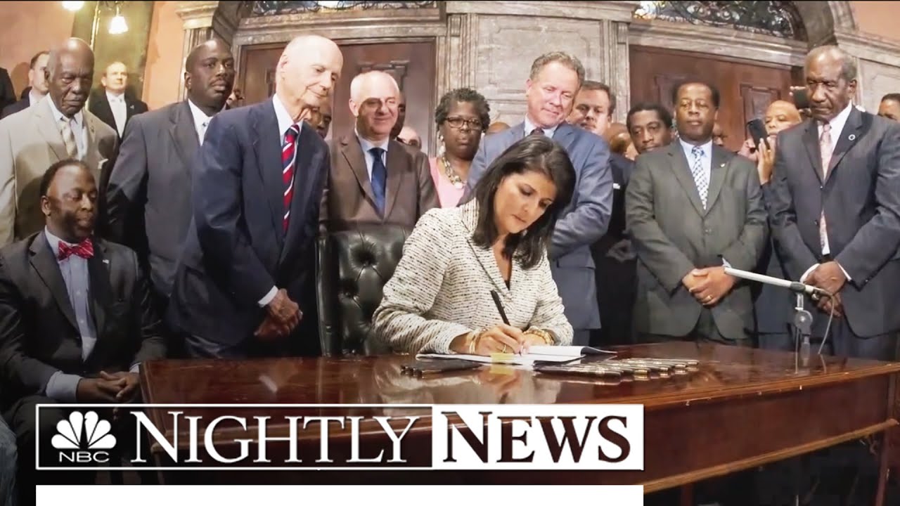 South Carolina Governor Signs Bill to Remove Confederate Flag | NBC Nightly News