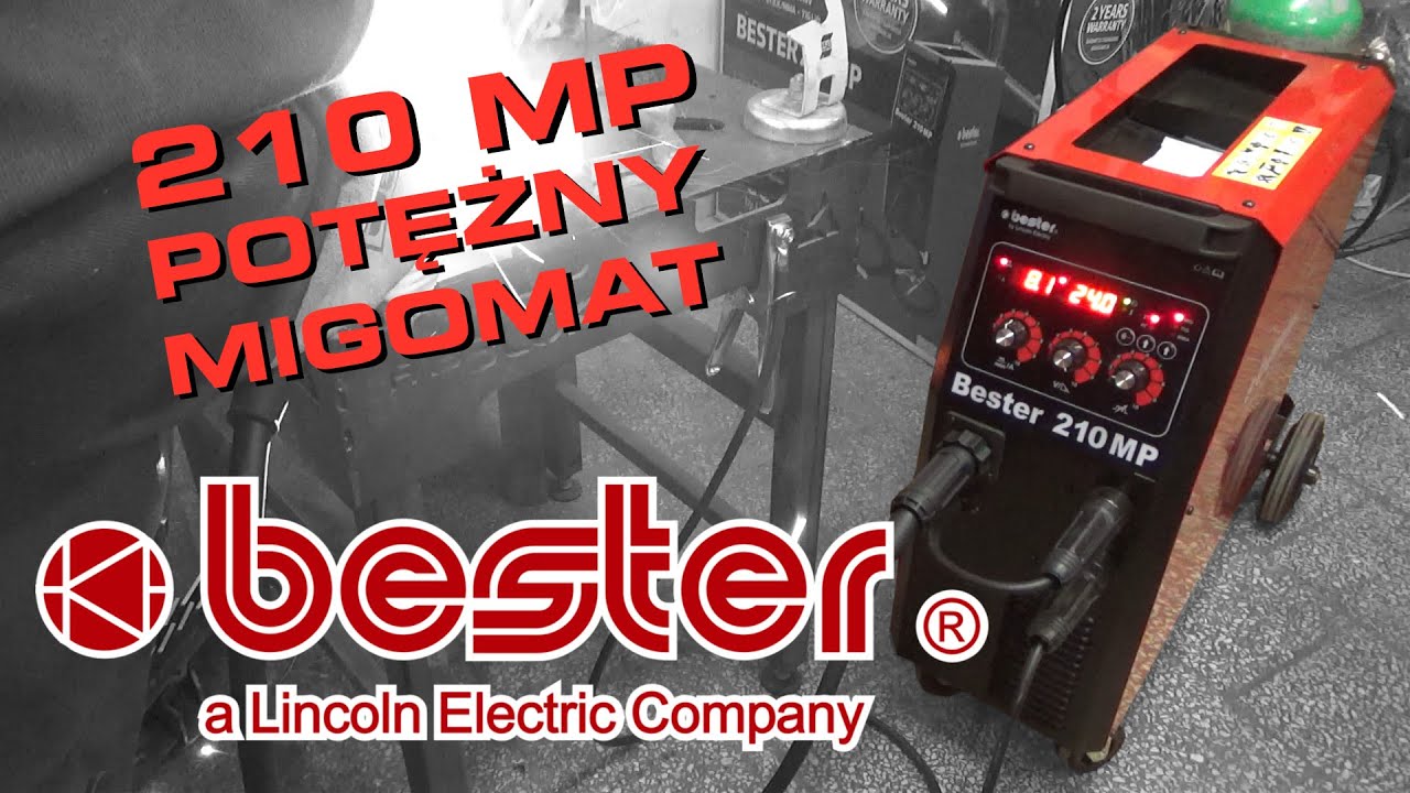 TEST SPAWARKI Bester 210 MP - Porządny i tani migomat 3 w 1 do dużego warsztatu! Test MIG, MMA i TIG