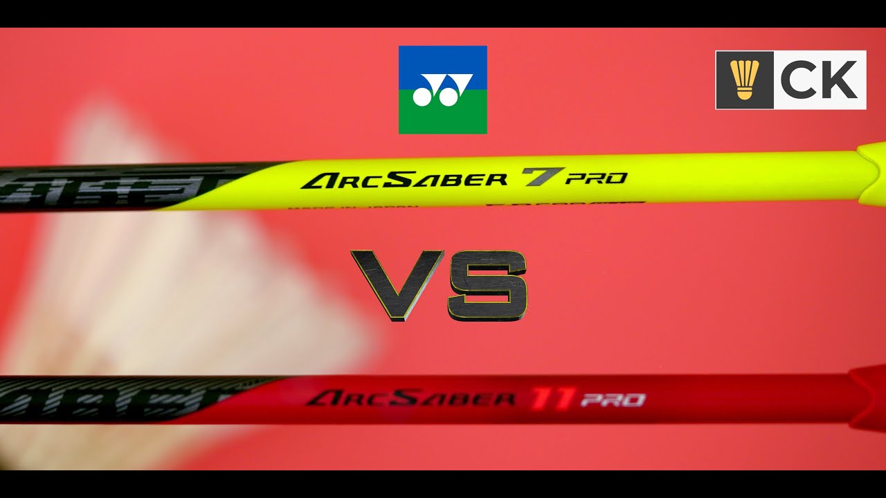 Обзор Yonex Arcsaber 7 Pro против Yonex Arcsaber 11 Pro — какая сбалансированная ракетка лучше?