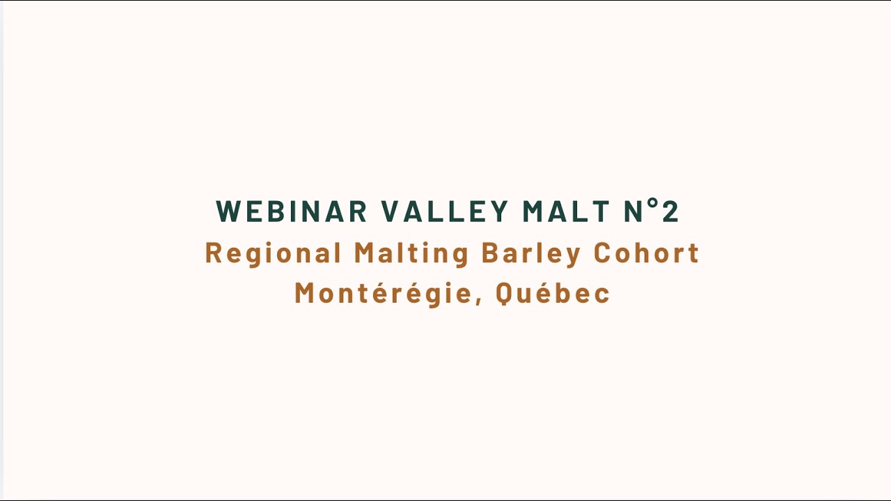 Webinar Valley Malt N°2 (English Only)