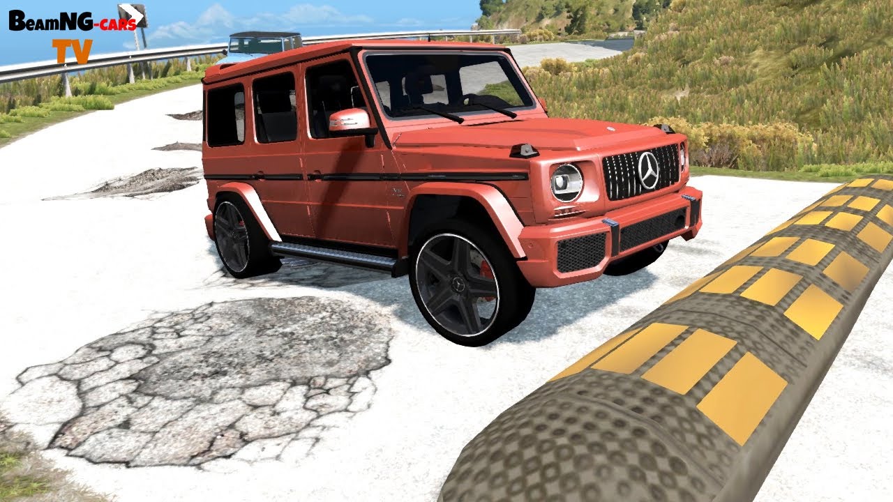 Cars vs Massive Speed Bumps and damage roads #3 - BeamNG.drive | BeamNG-Cars TV