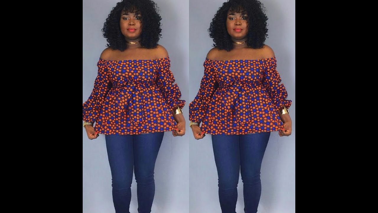 EASY AND QUICK OFF SHOULDER BLOUSE/DIY