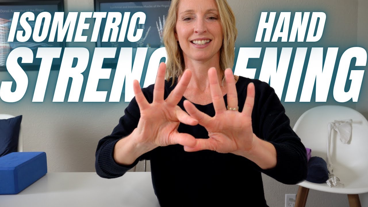 Isometric Finger and Hand Strengthening Exercises: No equipment!