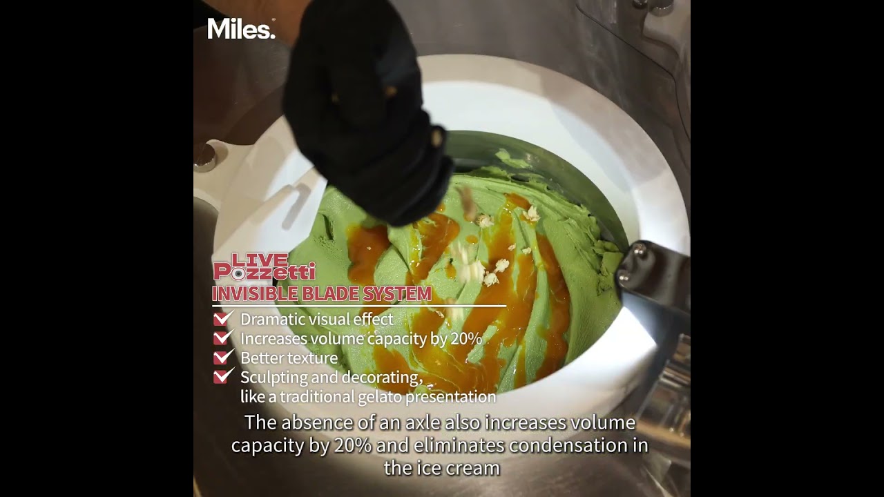 Create, Freeze, and Display Gelato in One Machine — The Miles Galaxy Pro