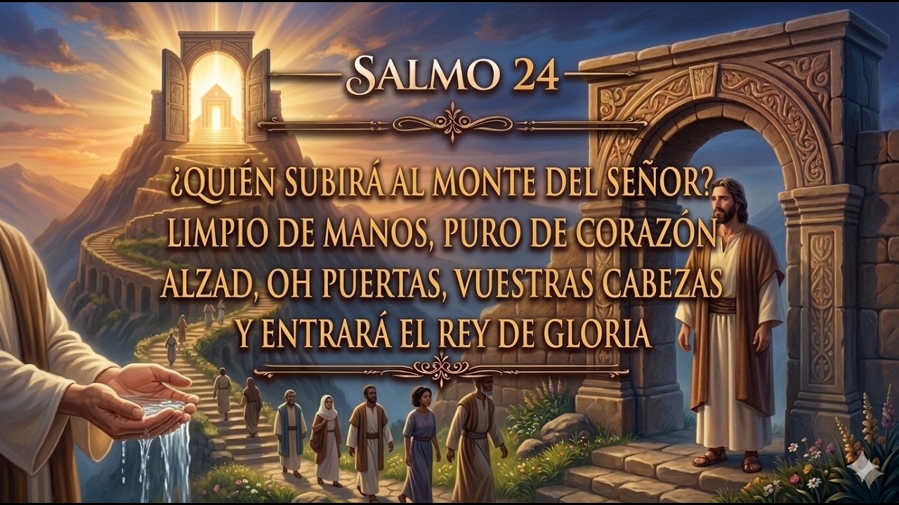 SALMOS 24: Corona De Oro y Gozo Eterno - SALMOS PARA ORAR - Musica de oración y clamor