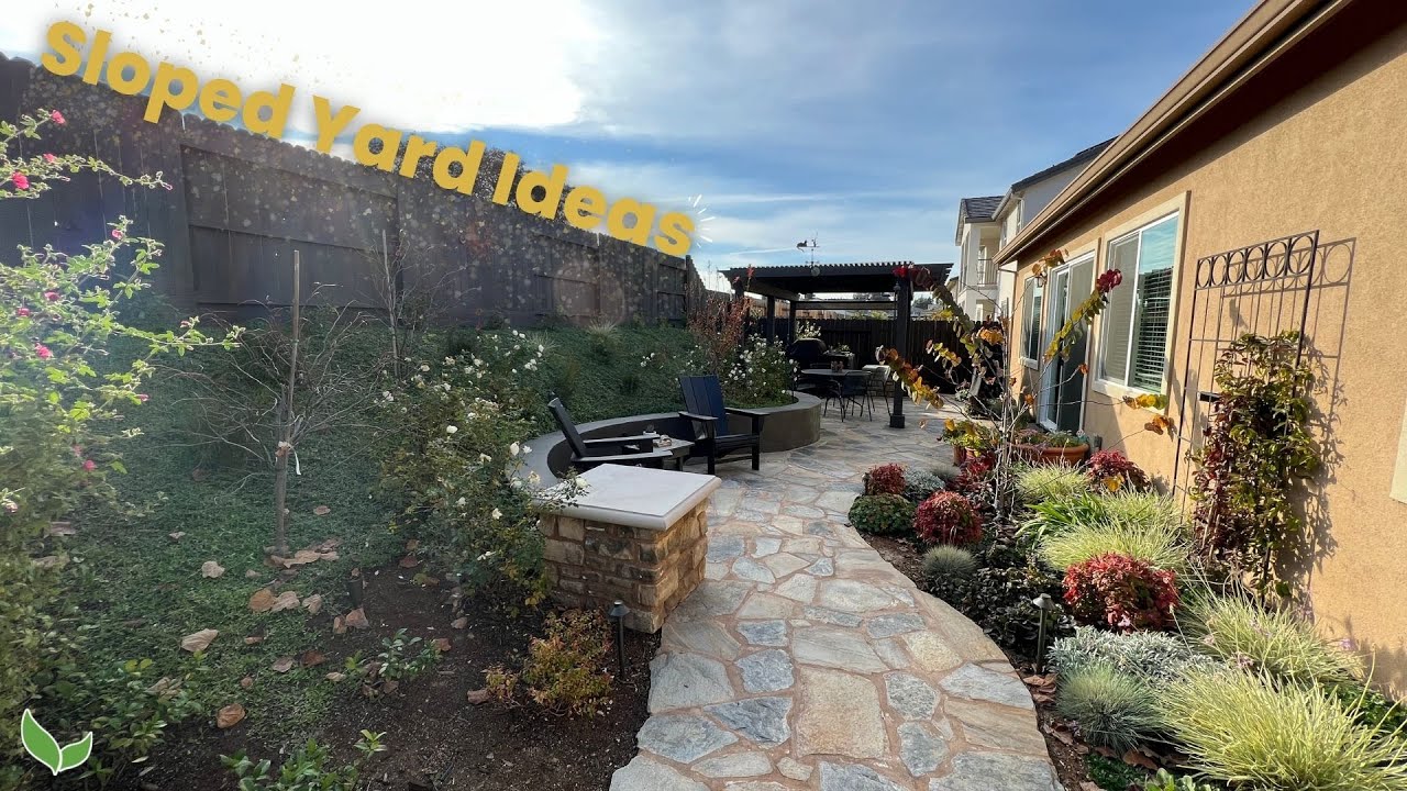 Sloped Backyard Ideas & Backyard Design Ideas For Small Yards