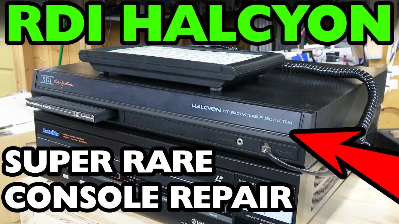 Ремонт прототипа суперредкой игровой системы RDI Halcyon Laserdisc