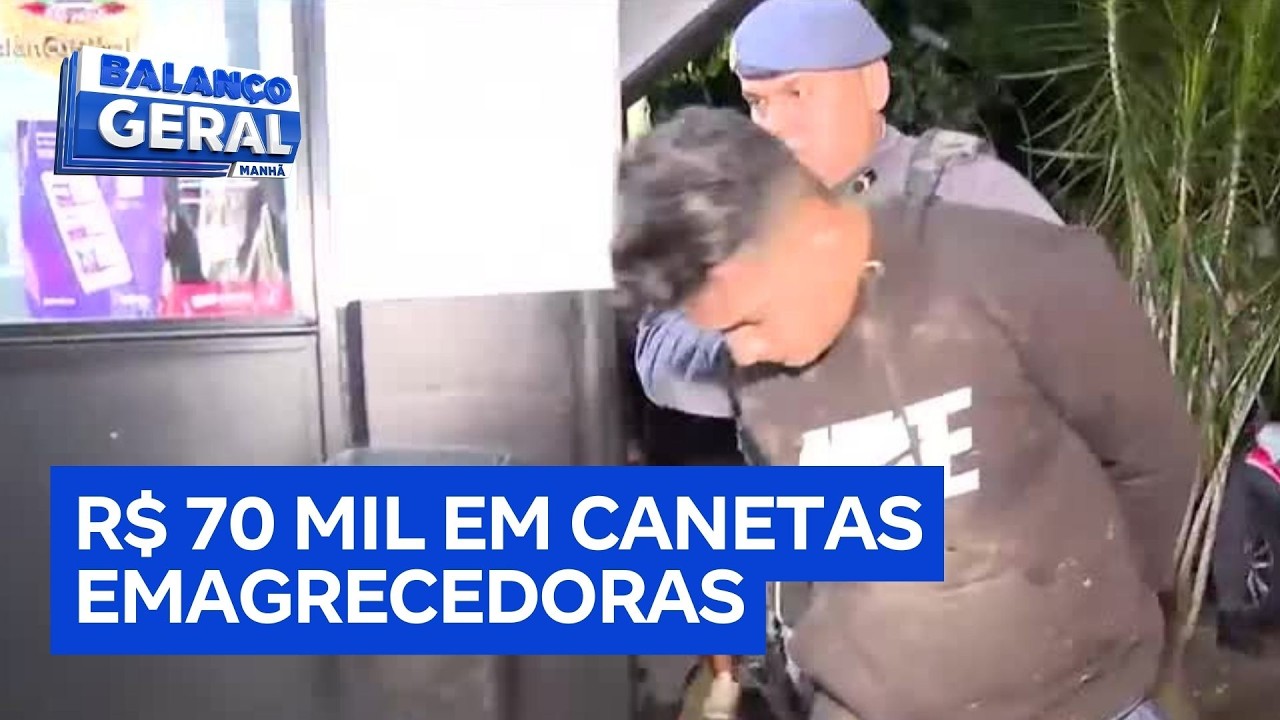 Ladrões roubam R$ 70 mil em canetas emagrecedoras de farmácia na zona oeste de São Paulo