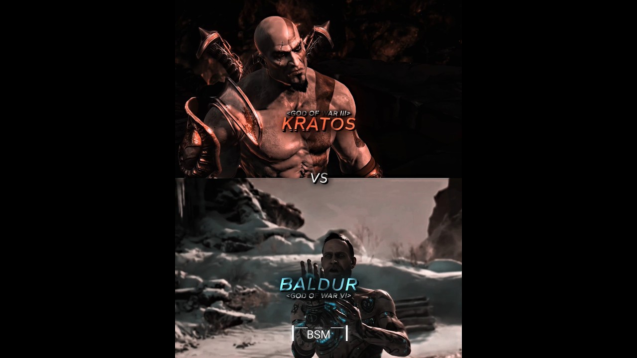 Kratos vs Baldur (God Of War)