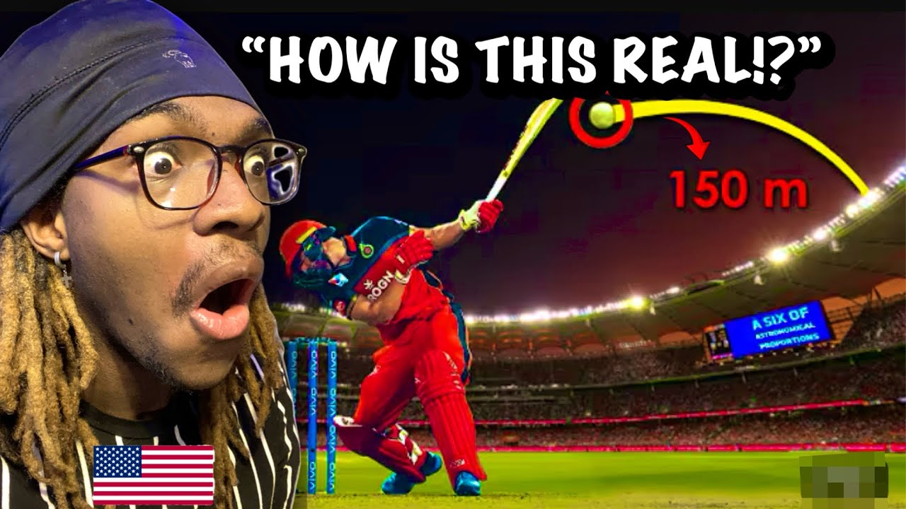 AMERICAN Reacts to the CRAZIEST Sixes in Cricket History… These INSANE Hits GAVE Me CHILLS 😳🔥