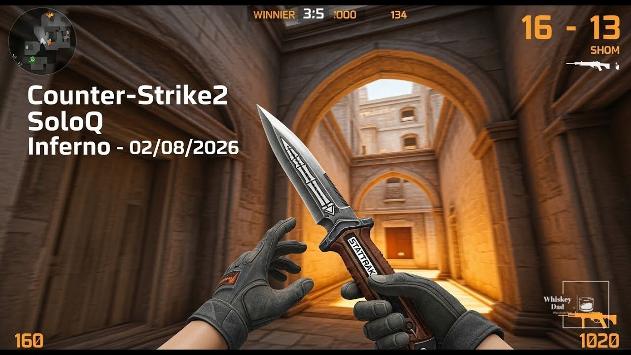 Counter-Strike2 SoloQ Inferno - 02/08/2026
