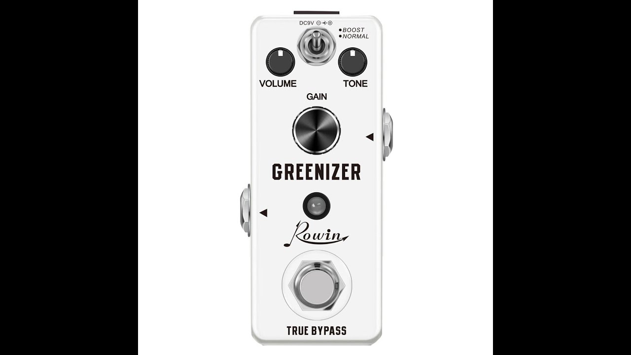 Rowin LEF 323 Greenizer Overdrive Guitar Effect Pedal  Screamer (pure pedal sound, no ir, no vst)