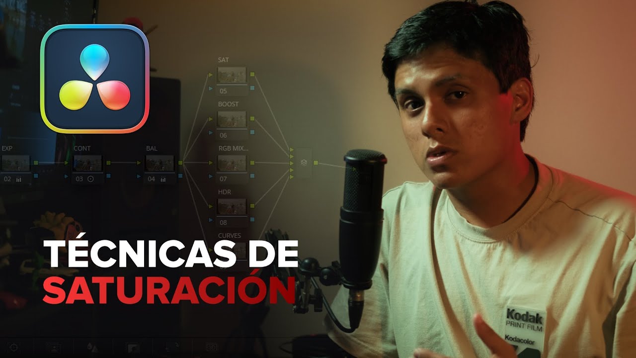 ¡SATURACIÓN 'CINEMÁTICA' en DAVINCI RESOLVE! - Tutorial